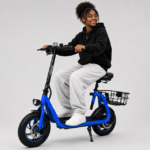 Phantomgogo Electric Scooter Blue - Image 5