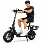Phantomgogo Electric Scooter Black - Image 4
